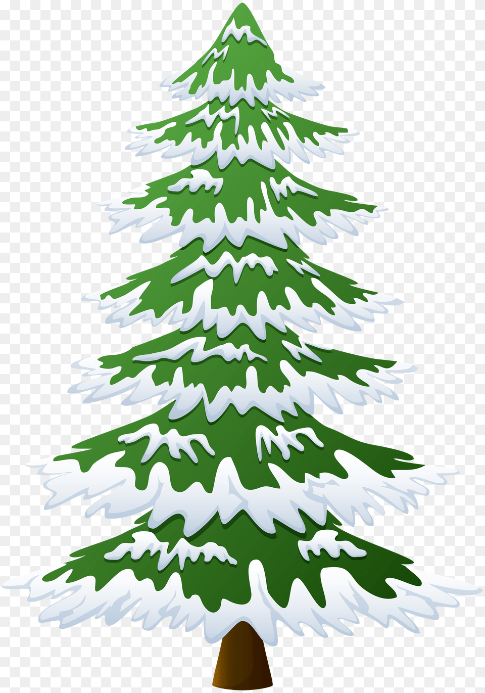 Snow Covered Tree Clipart Winter Transparent, Fir, Plant, Pine, Christmas Free Png Download