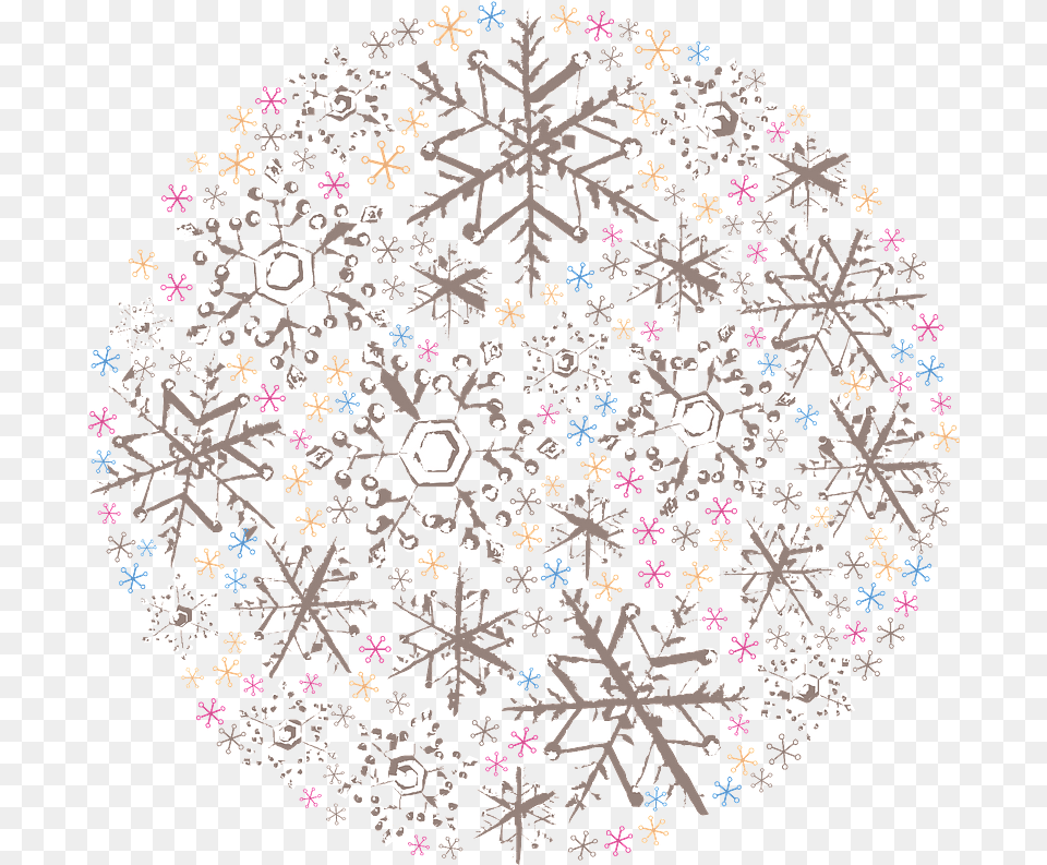 Snow Crystal Ball Clipart, Nature, Pattern, Outdoors, Art Free Png Download