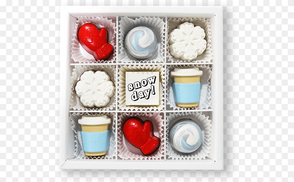 Snow Day Heart, Cream, Dessert, Food, Icing Free Png