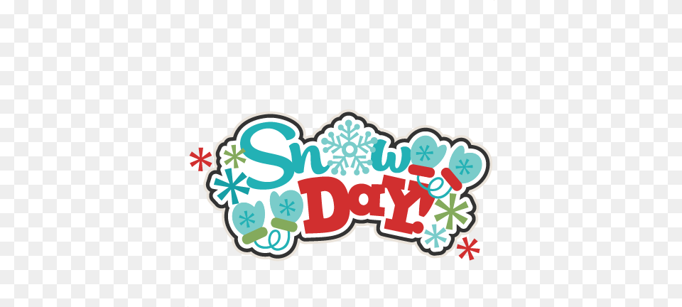 Snow Day Title Scrapbook Cute Clipart, Sticker, Art, Outdoors, Nature Free Transparent Png