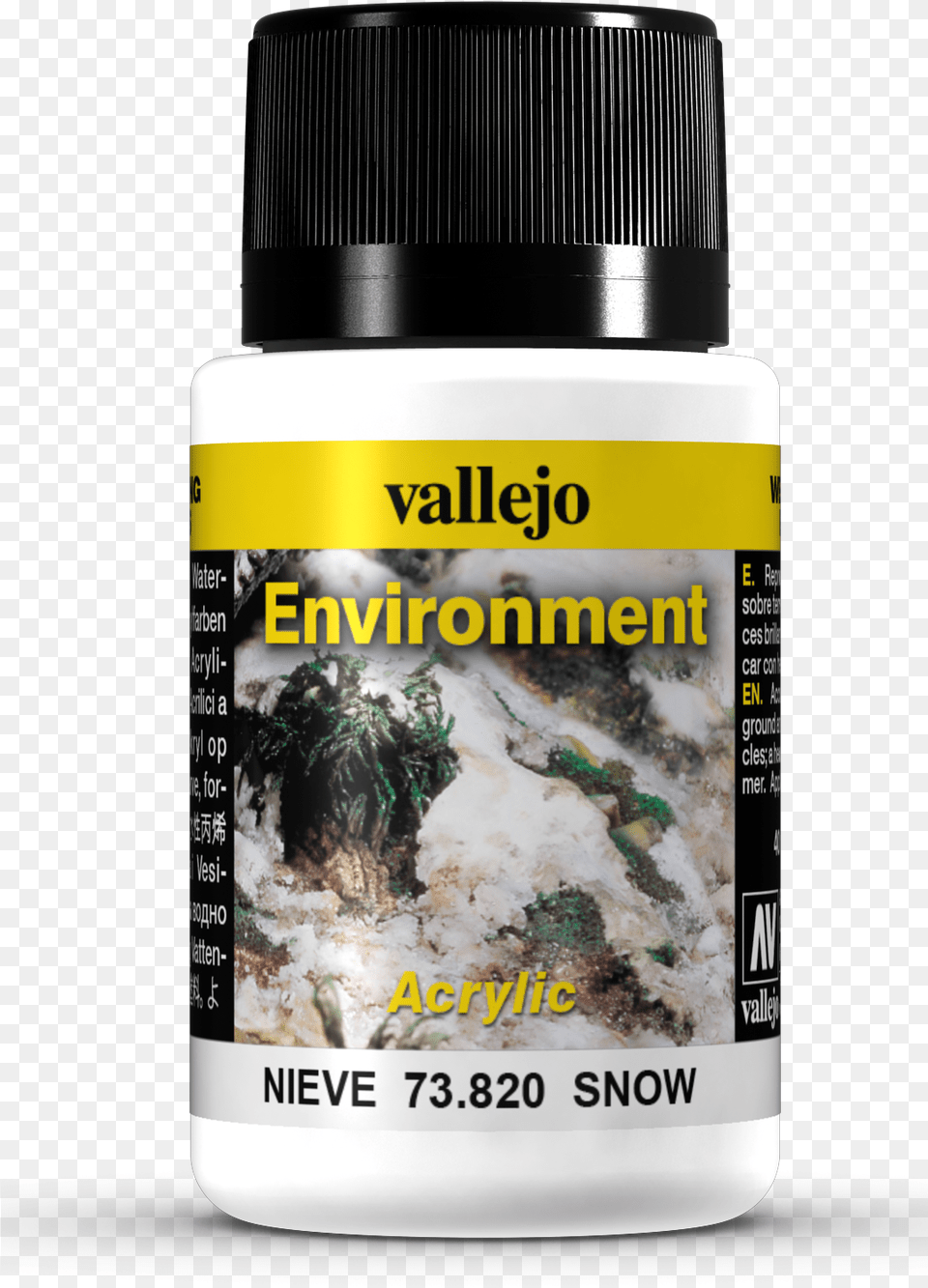 Snow Environment Effects By Vallejo Acrylicos Vallejo, Herbal, Herbs, Plant, Bottle Free Png Download