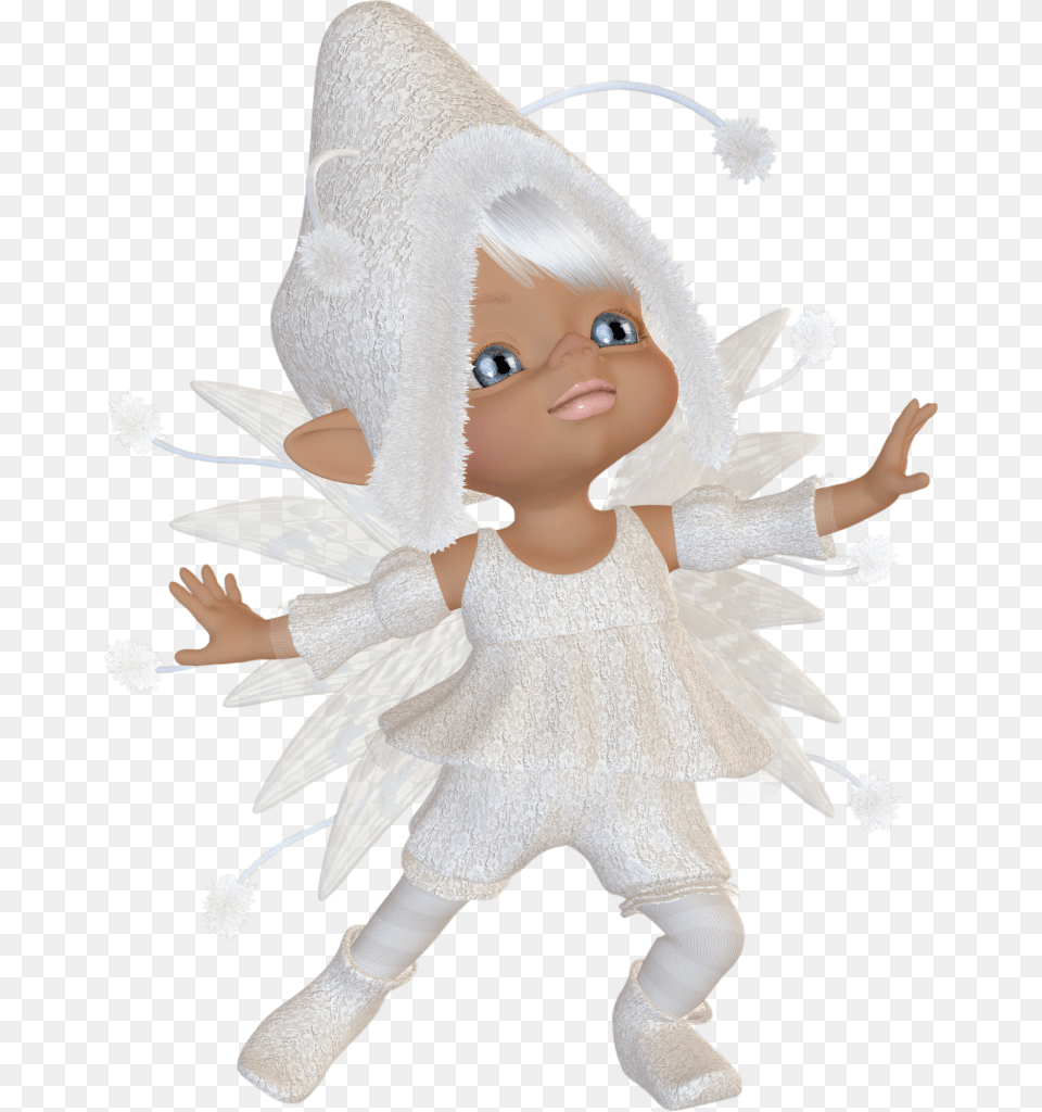 Snow Fairy Graphic Snow Fairy, Clothing, Hat, Doll, Toy Free Png Download