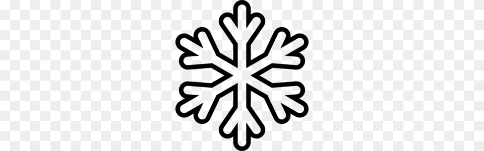 Snow Flake Clip Art, Gray Free Png