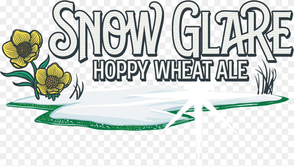 Snow Glare Hoppy Wheat Ale Logo Illustration, Ice, Nature, Outdoors, Art Png