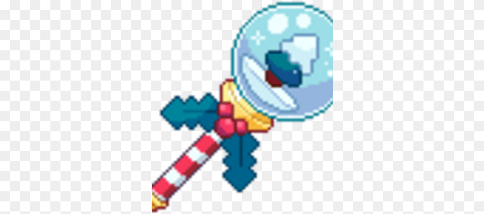 Snow Globe Sceptre Bow, Rattle, Toy, Dynamite, Weapon Free Png Download
