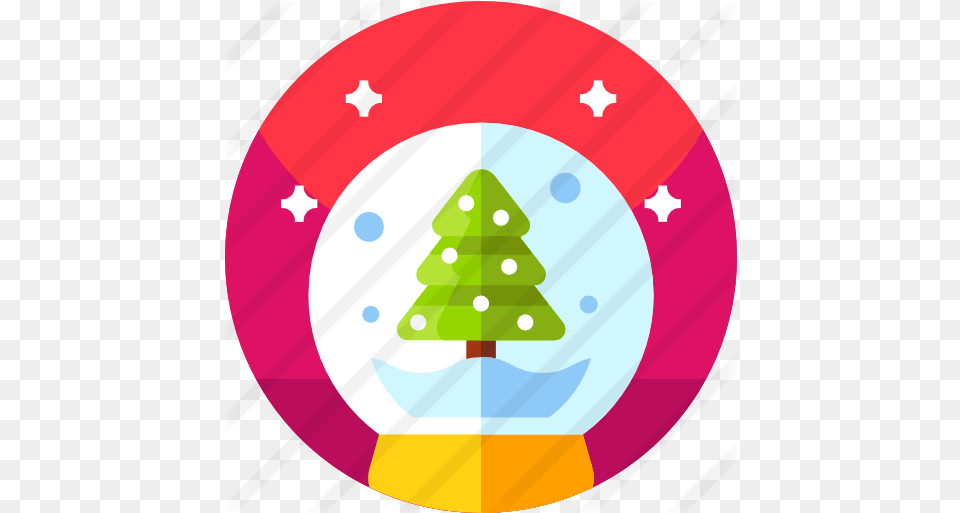 Snow Globe Shapes Icons New Year Tree, Christmas, Christmas Decorations, Festival, Disk Free Png Download