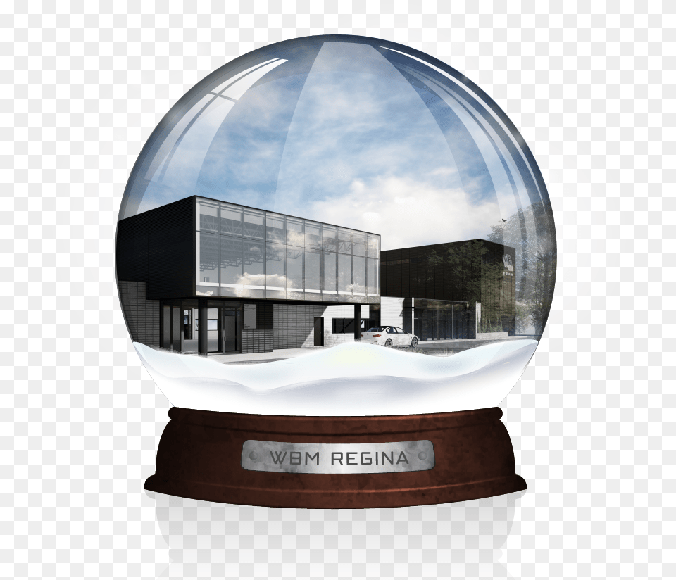 Snow Globe Showing Wbm Regina Observatory, Sphere, Photography, Architecture, Building Free Png Download