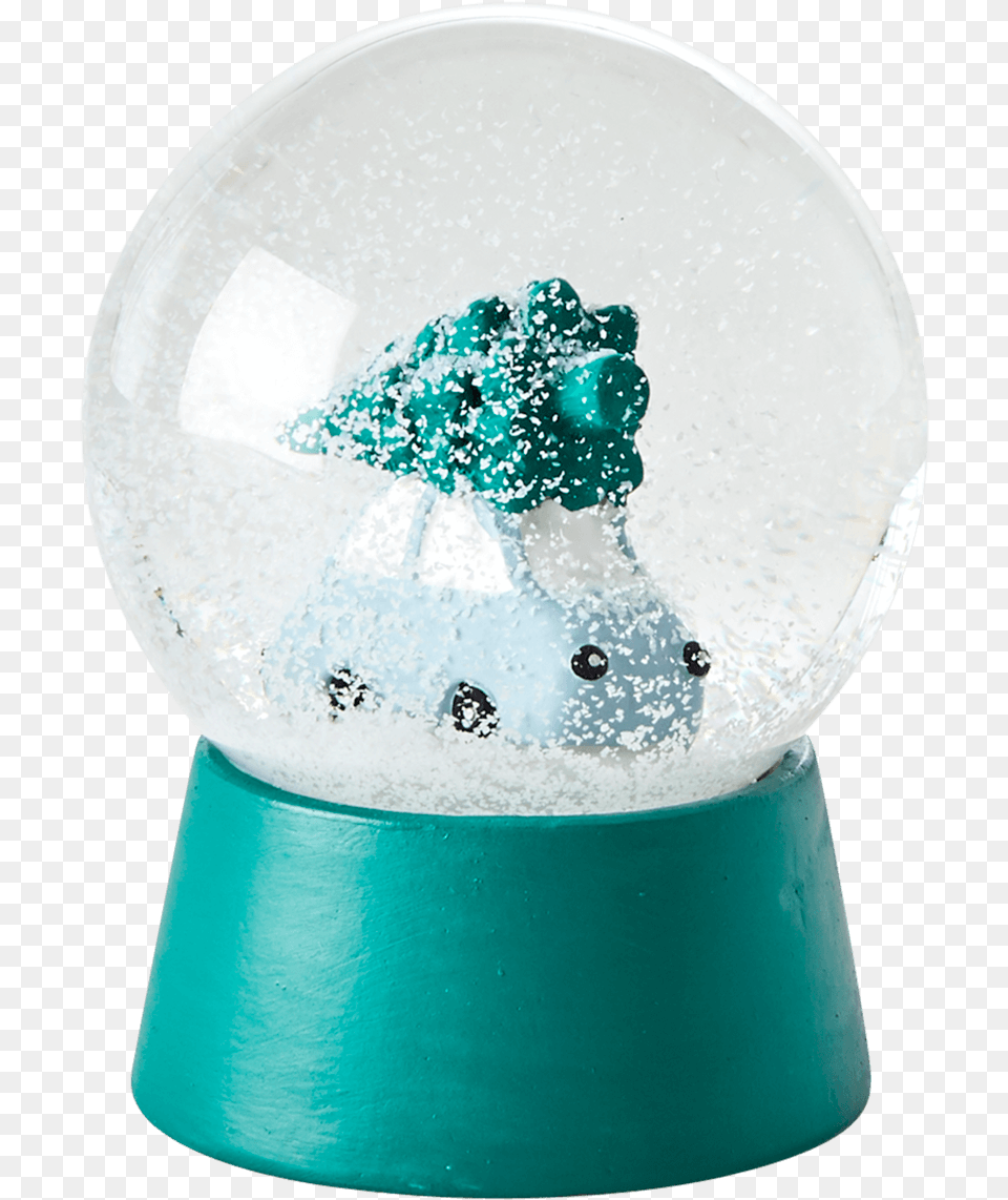 Snow Globe With Car And Xmas Tree Figurine Snow Globe, Turquoise, Outdoors, Nature, Ice Png