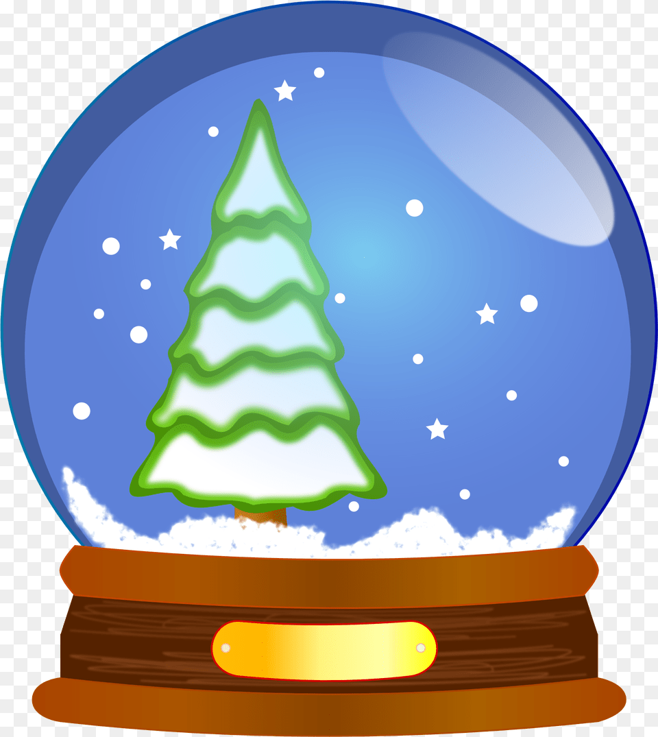 Snow Globe Xmas Tree Christmas Snow Globe, Lighting, Light, Christmas Decorations, Festival Free Png