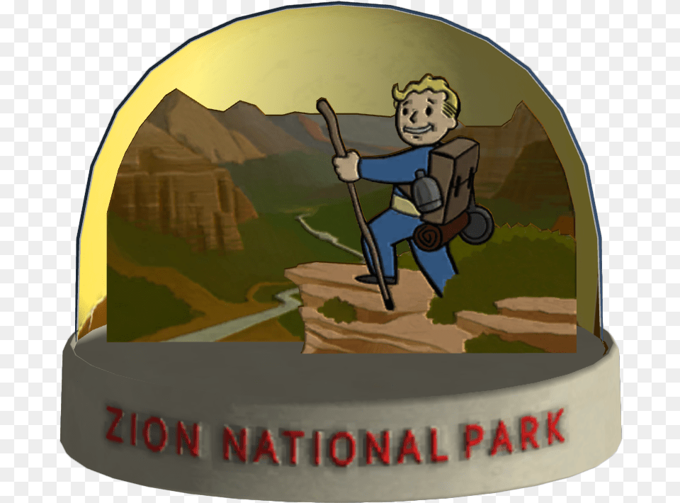 Snow Globe Zion National New Vegas Snow Globes Zion, Baby, Person, Face, Head Png Image