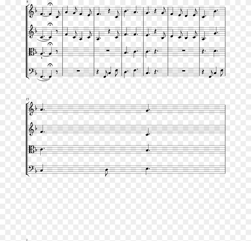 Snow Ground 4 Sheet Music 2 Of 13 Pages Diagram, Gray Free Transparent Png