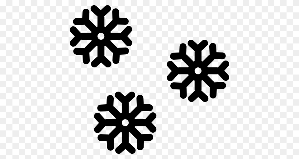 Snow Icon, Gray Png