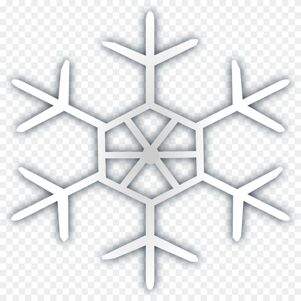 Snow Icon White, Nature, Outdoors, Snowflake, Cross Png Image