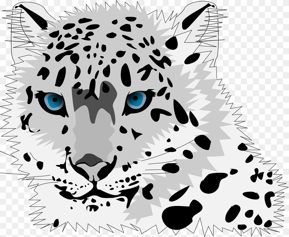 Snow Leopard Clipart, Animal, Mammal, Panther, Wildlife Free Png Download