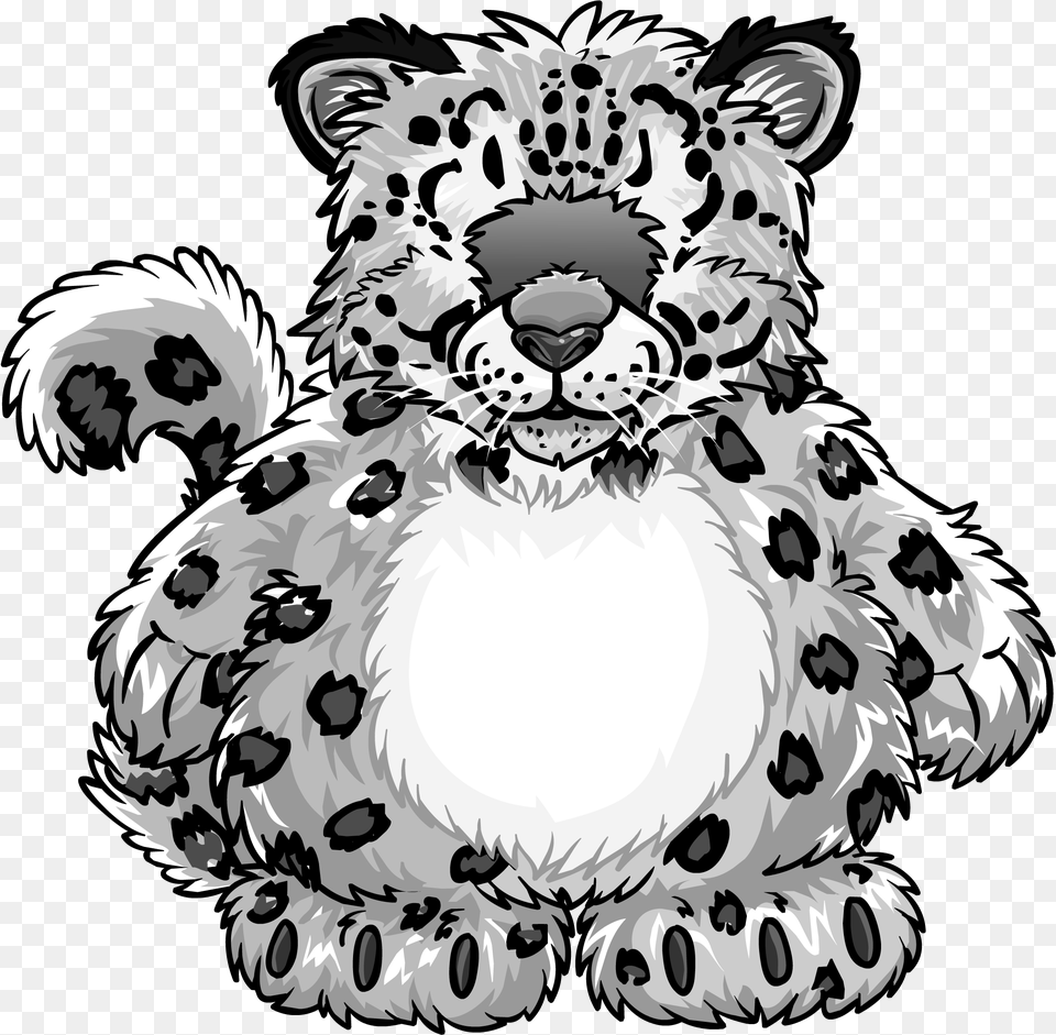 Snow Leopard Costume Snow Leopard, Art, Drawing, Animal, Wildlife Png Image