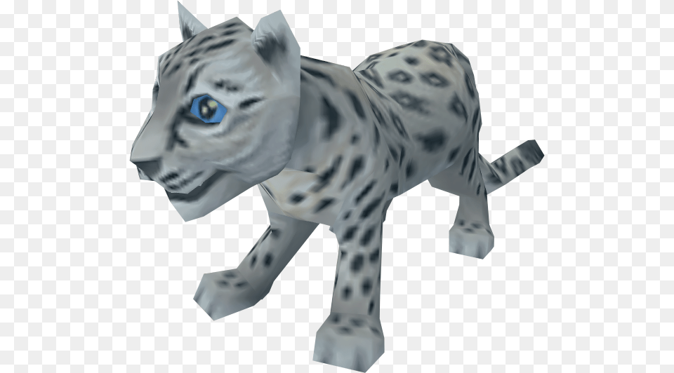 Snow Leopard Cub Pet Snow Leopard Runescape, Animal, Mammal, Panther, Wildlife Free Transparent Png