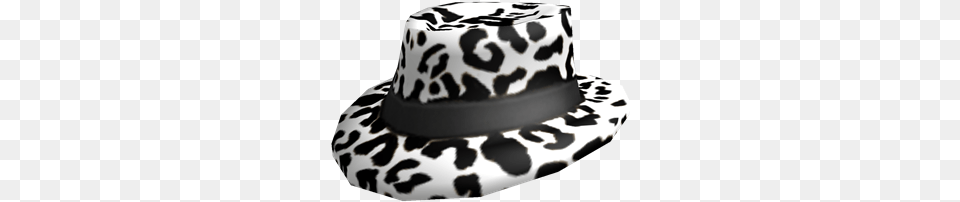 Snow Leopard Fedora Roblox Wikia Fandom Snow Leopard Fedora Roblox, Clothing, Hat, Sun Hat, Person Free Png Download