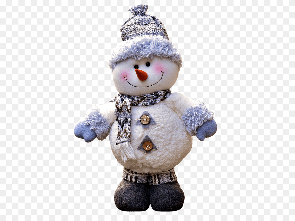 Snow Man Outdoors, Nature, Toy, Teddy Bear Free Transparent Png