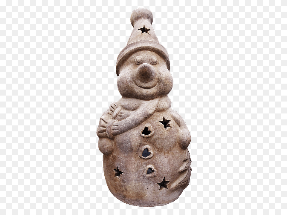 Snow Man Archaeology, Figurine, Baby, Person Png Image