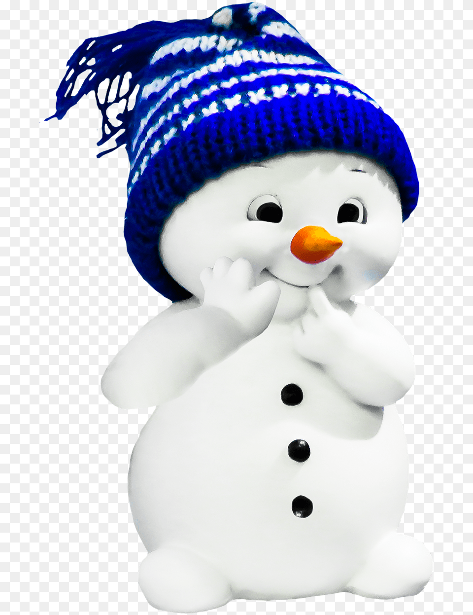 Snow Man, Winter, Outdoors, Nature, Hat Free Png