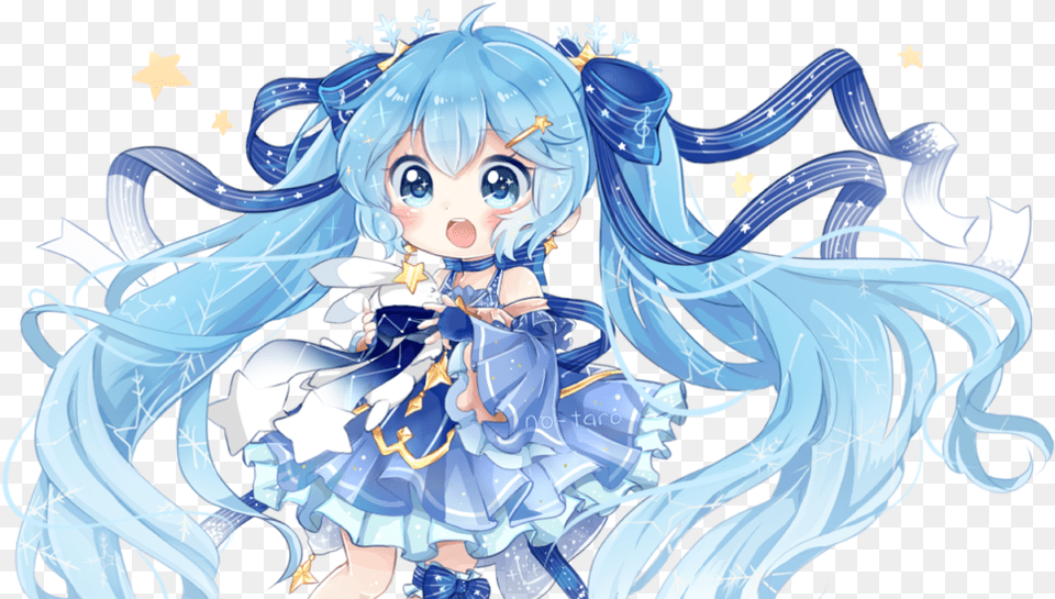 Snow Miku 2017 Chibi, Book, Comics, Publication, Baby Png