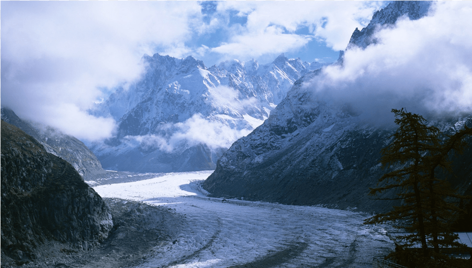 Snow Mountain, Glacier, Ice, Nature, Outdoors Free Png