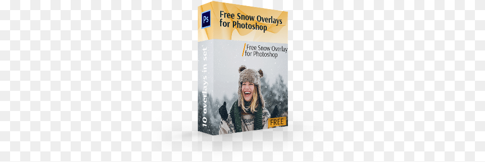 Snow Overlay For Photoshop Cover Box Adobe Photoshop, Person, Cap, Clothing, Hat Free Png