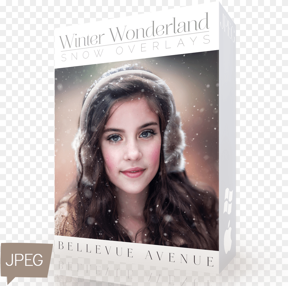 Snow Overlays, Person, Portrait, Face, Photography Png Image