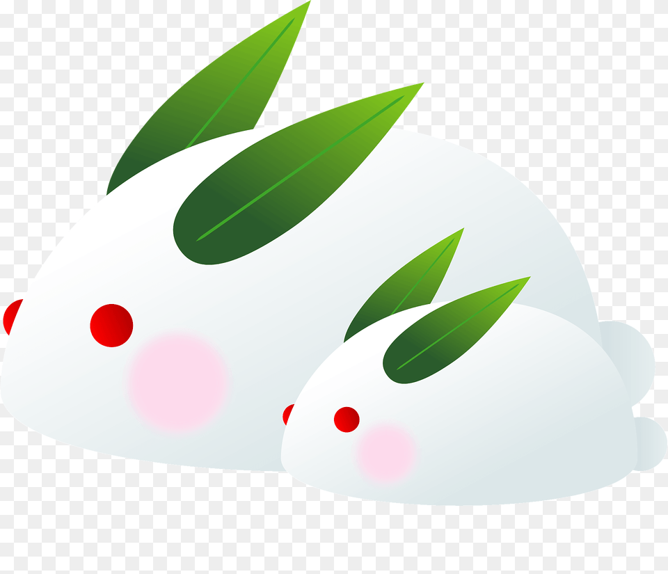 Snow Rabbits Clipart, Leaf, Plant, Nature, Outdoors Free Png