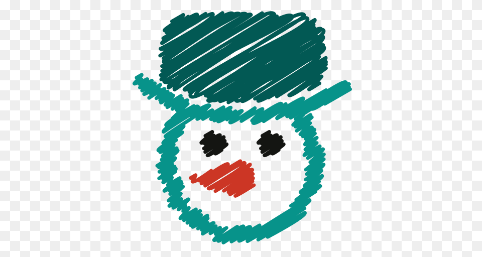 Snow Scribble Man Snowman Winter Cartoon Holiday Icon, Jar, Berry, Food, Fruit Free Transparent Png