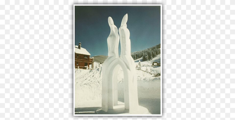 Snow Sculpture Sculpture, Nature, Outdoors, Adult, Bride Free Transparent Png