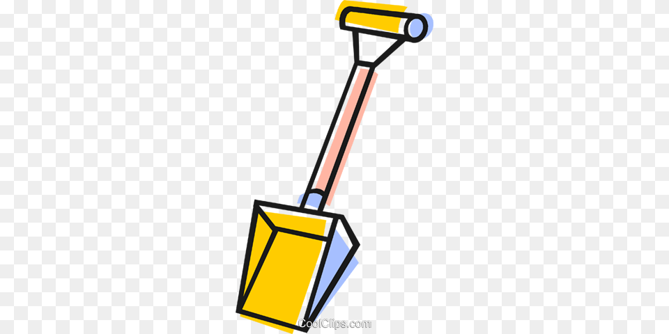 Snow Shovel Royalty Vector Clip Art Illustration, Device Free Transparent Png