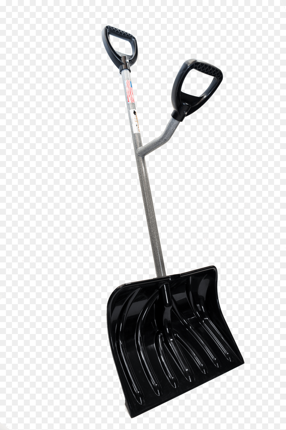 Snow Shovel With Two Handles, Device, Tool, Smoke Pipe Png Image