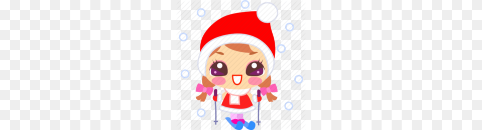 Snow Skiing Clipart, Clothing, Hat, Elf, Baby Png Image