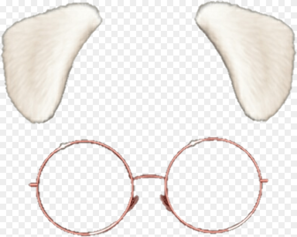 Snow Snowfilter Filter Glasses Puppy Freetoedit Snow Cute Filters, Accessories, Jewelry, Necklace Png Image