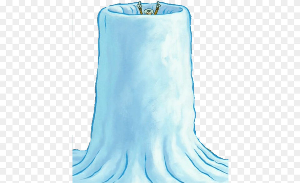 Snow Squidward Fort Transperant Fort Squidward Spongebob Squidward Snow Fort, Fashion, Gown, Clothing, Dress Free Transparent Png