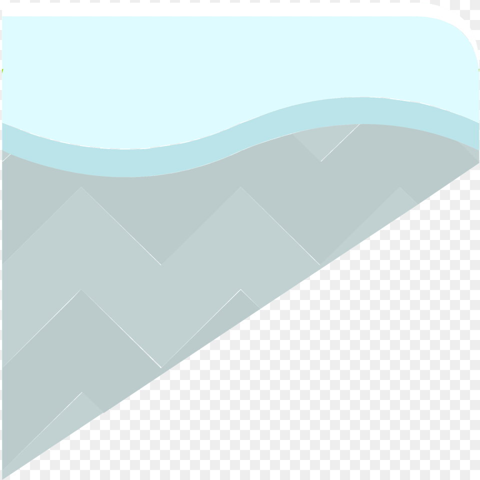 Snow Surface Zigzag Ice Platform Clipart, Nature, Outdoors Png Image