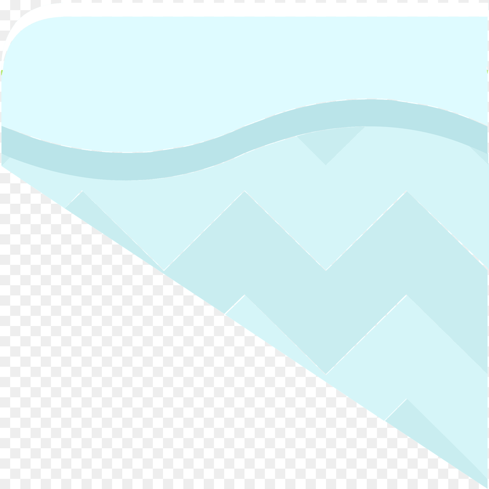 Snow Surface Zigzag Ice Platform Clipart, Nature, Outdoors Free Png Download