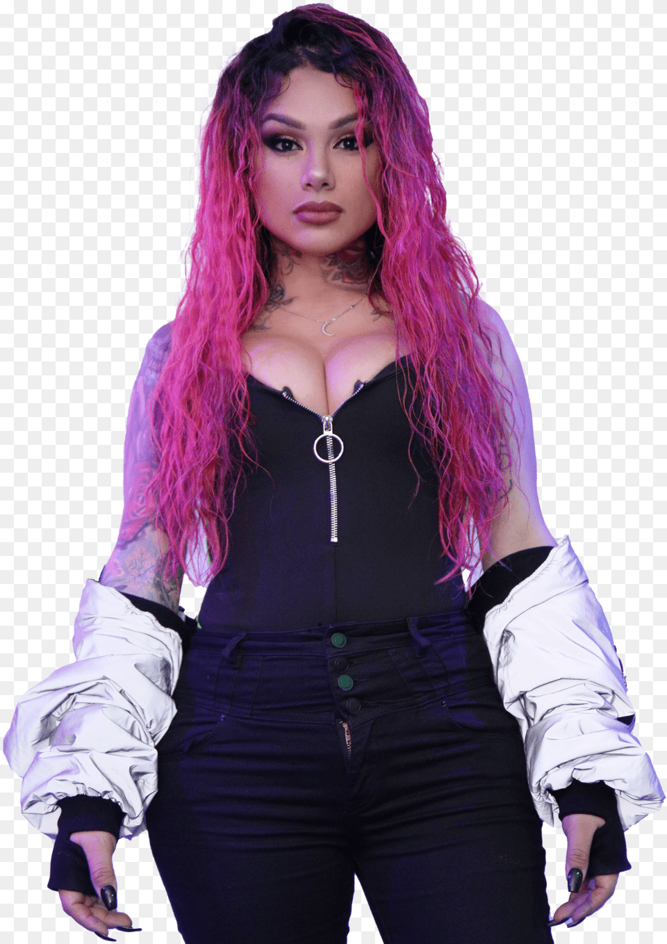 Snow Tha Product, Purple, Adult, Female, Person Free Png