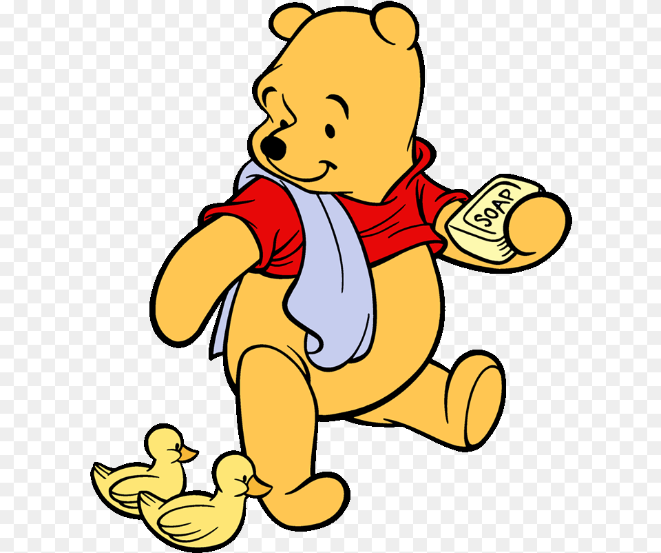 Snow Tubing Clip Art Winnie The Pooh Transparent Gif, Baby, Person, Cartoon, Animal Png Image