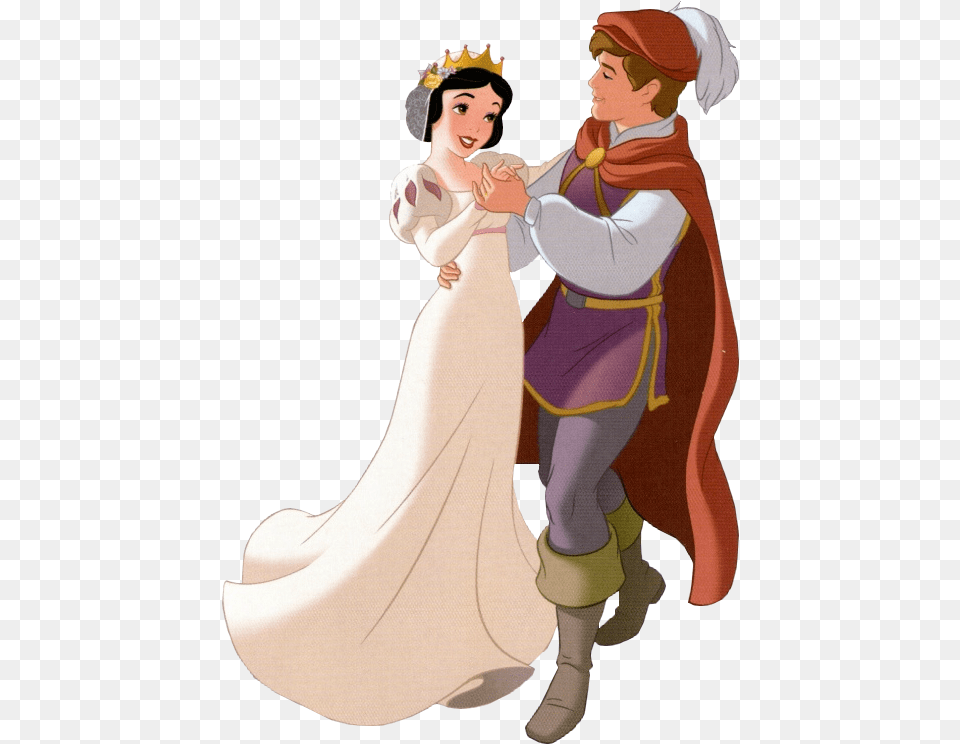 Snow White Amp Prince Ferdinand Snow White And The Snow White And Prince Wedding, Adult, Person, Female, Dress Free Png