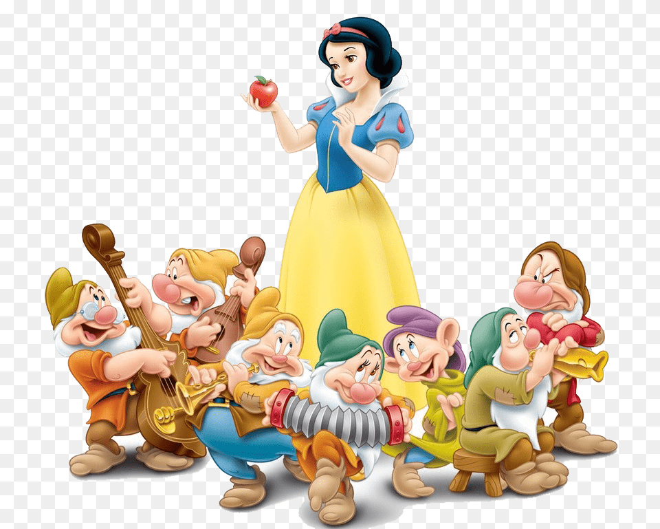 Snow White And Dwarfs, Adult, Female, Person, Woman Png