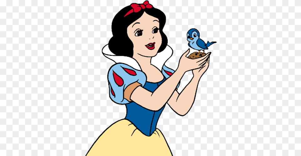 Snow White And The Seven Dwarfs Clipart Bird, Adult, Person, Female, Woman Png
