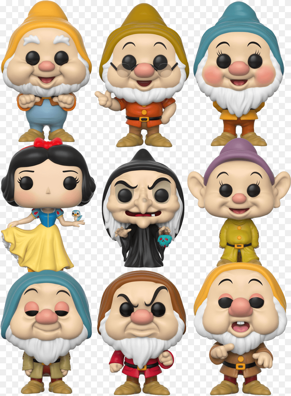 Snow White And The Seven Dwarfs Funko Pop, Figurine, Baby, Person, Adult Png
