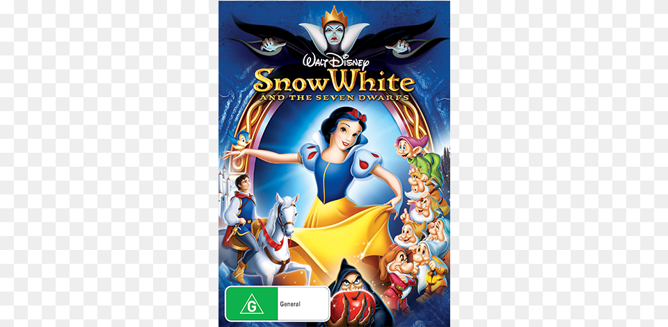 Snow White And The Seven Dwarfs Poster, Book, Publication, Adult, Female Png Image