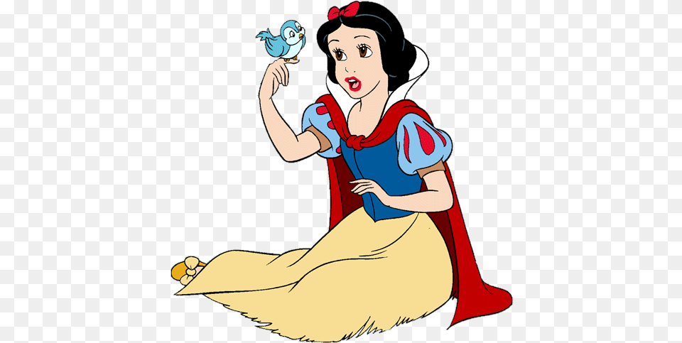 Snow White Clipart Pictures Snow White And Bird, Adult, Female, Person, Woman Free Png