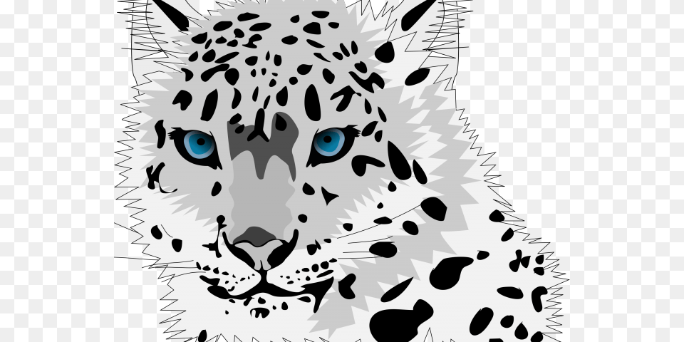 Snow White Clipart Snow Pile Snow Leopard Cartoon, Animal, Mammal, Panther, Wildlife Png