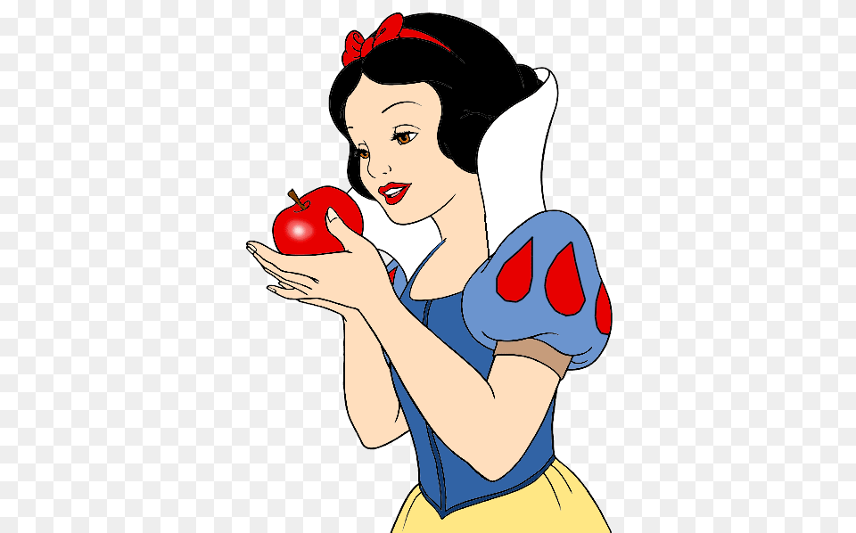 Snow White Clipart Snow White Holding An Apple, Adult, Female, Person, Woman Png Image