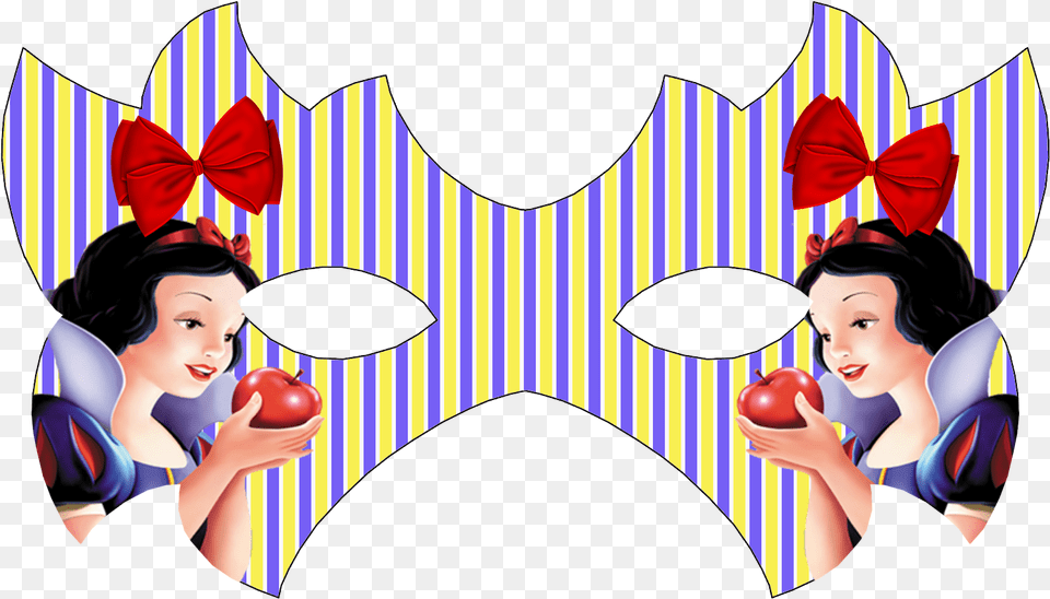 Snow White Free Printable Mask Snow White, Adult, Female, Person, Woman Png Image