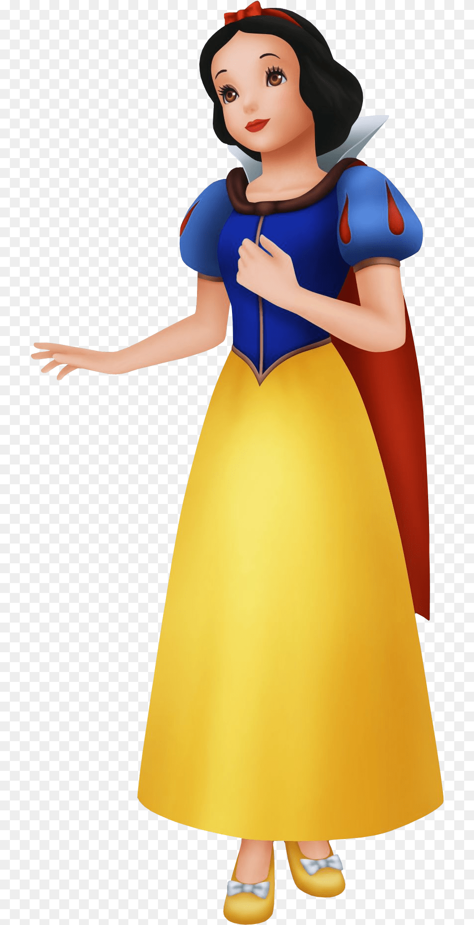 Snow White In Kingdom Hearts Walt Disney Characters Disney Snow White Kingdom Hearts, Cape, Person, Clothing, Costume Free Png